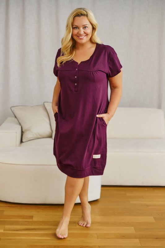 Doctornap Koszula nocna TCB 4348 burgundy