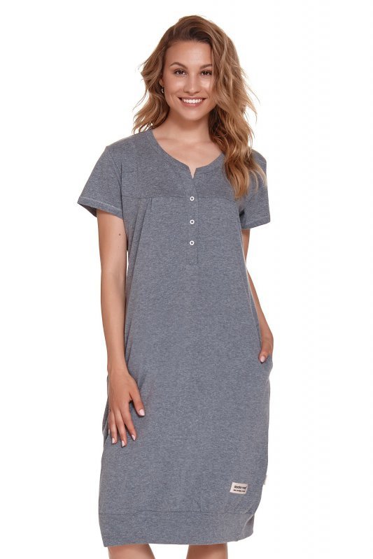 Doctornap Koszula nocna TCB 4348 dark grey