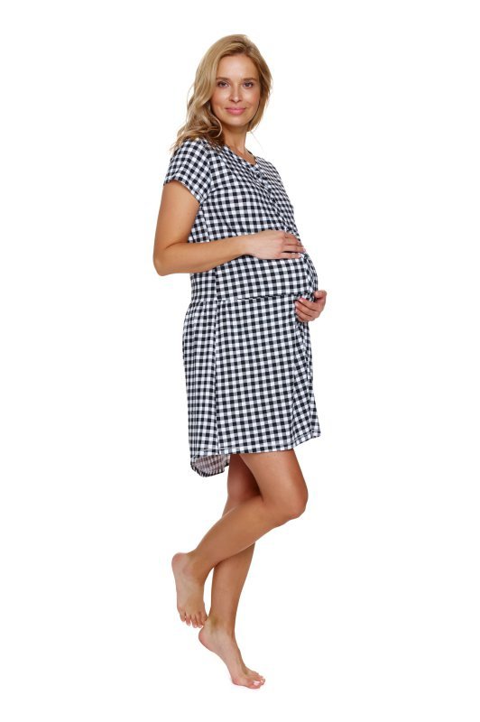 Doctornap Koszula nocna TCB 9444 black check