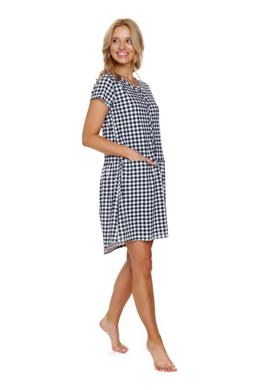 Doctornap Koszula nocna TCB 9444 black check