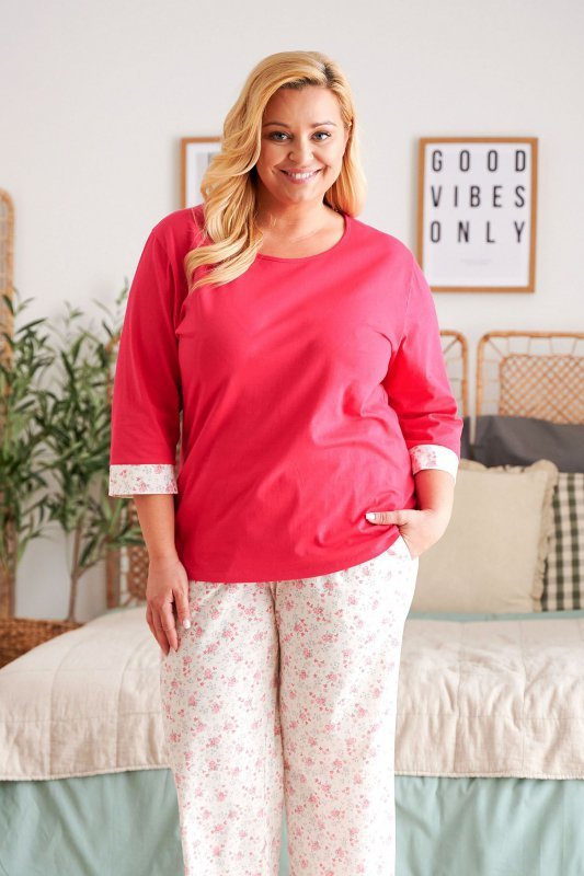 Doctornap Piżama PM 5279 viva magenta plus