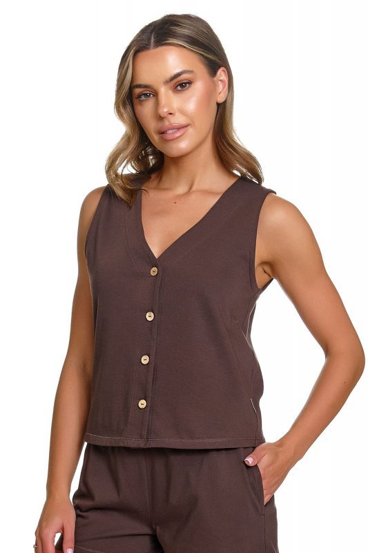 Doctornap Piżama damska PM 7452 brownie