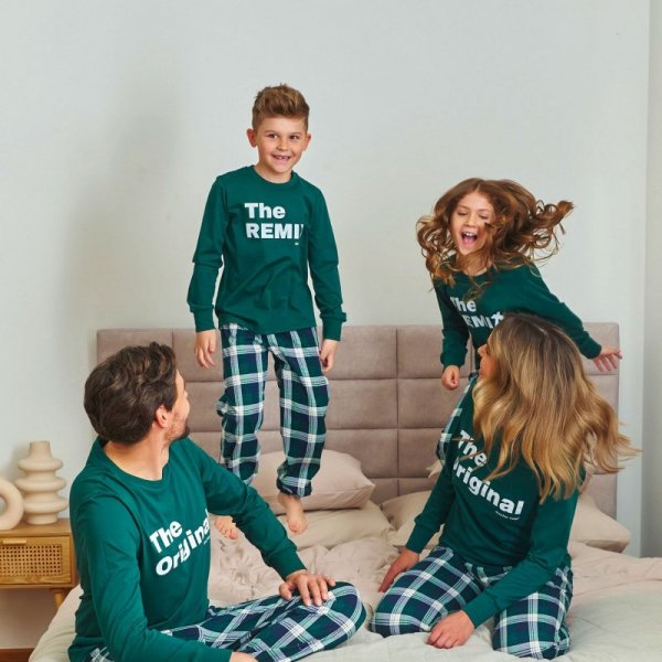 Doctornap Piżama dziecięca PDU 7342 emerald