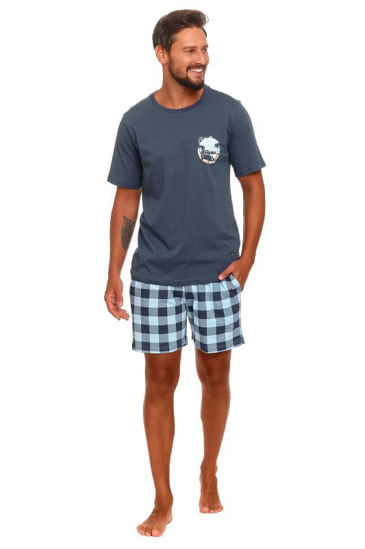 Doctornap Piżama PMB 4416 deep blue plus