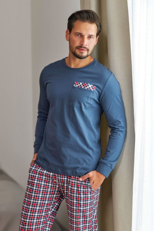 Doctornap Piżama męska PMB 7147 deep blue