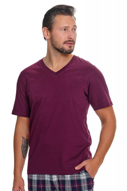 Doctornap Piżama męska PMB 7476 burgundy plus