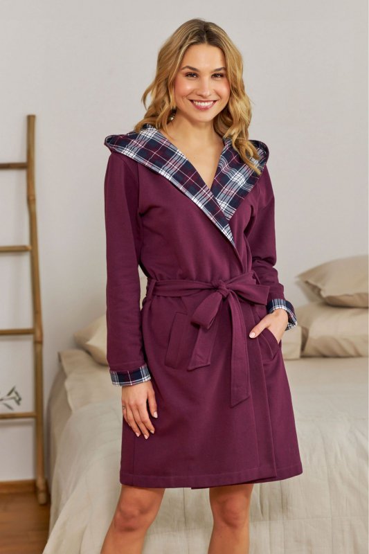 Doctornap Szlafrok damski SWW 7106 burgund