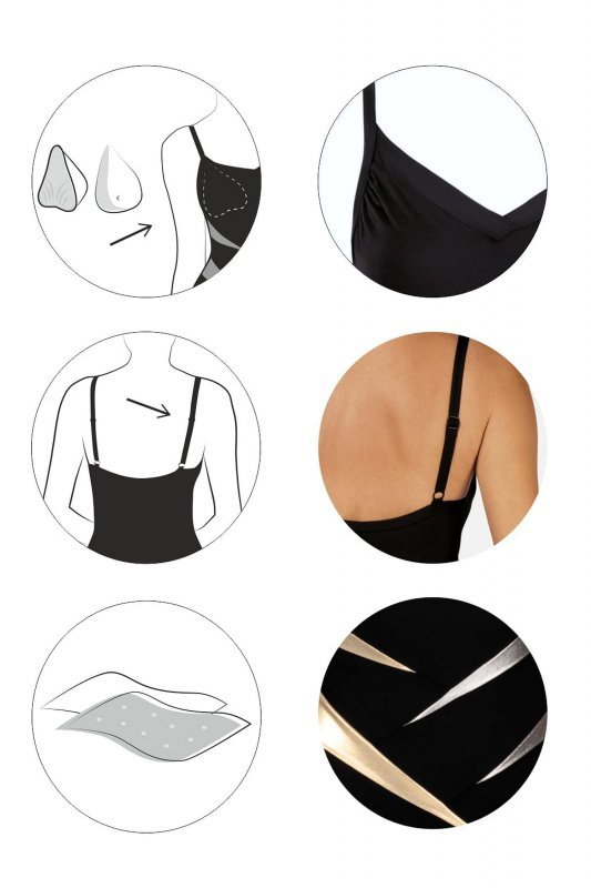 Feba Strój kąpielowy skj F 156/614 czarny