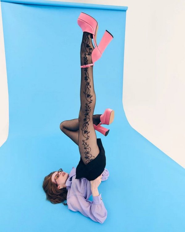 Gabriella Rajstopy Flora 465 czarne