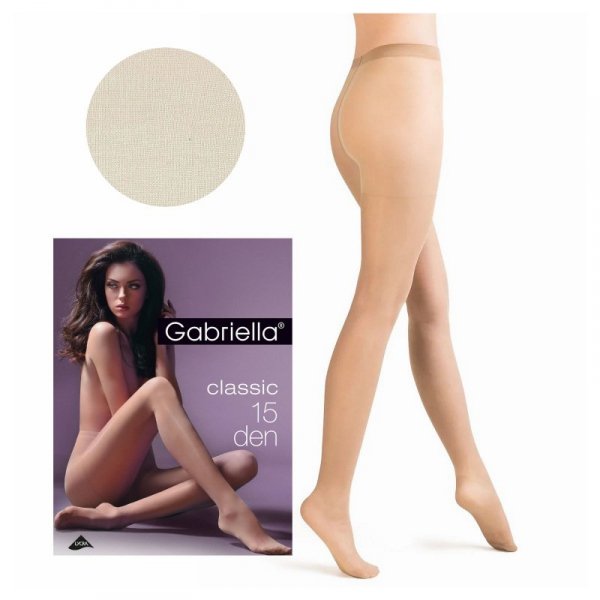 Gabriella Rajstopy damskie Lycra 104 15 den sable