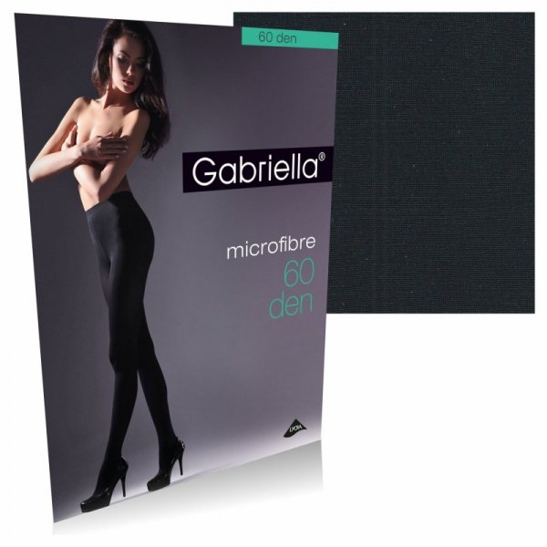 Gabriella Rajstopy microfibra 60 den 162 rozm. 8/9 czarne