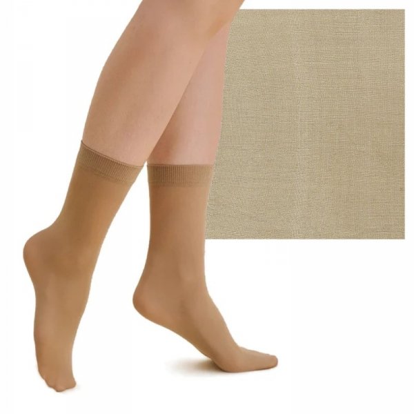 Gabriella Skarpetki Super bezuciskowe 600 15 den beżowe