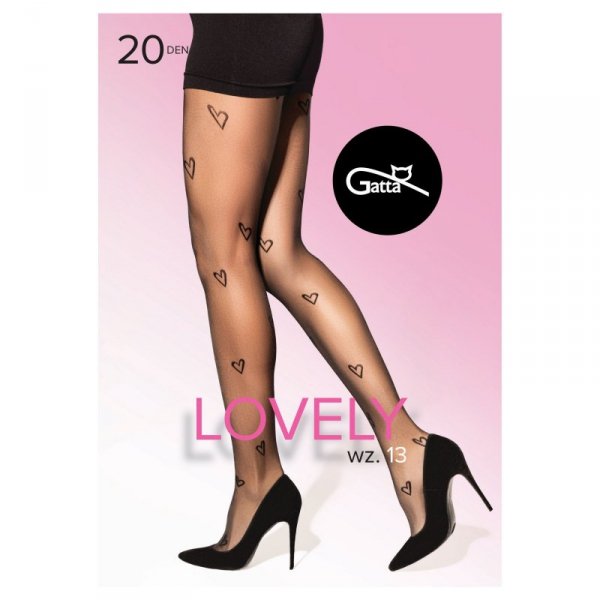 Gatta Rajstopy Lovely 13 20 den czarne
