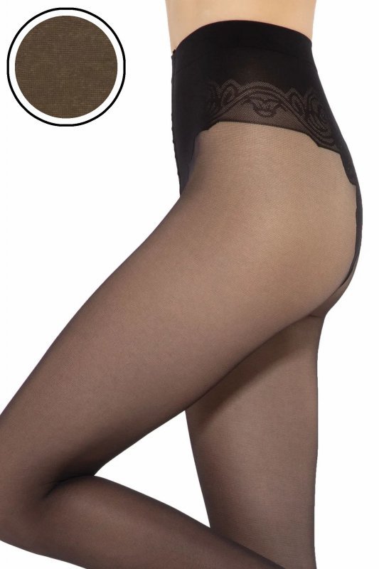 Gatta Rajstopy Monica microfibre 20den moka