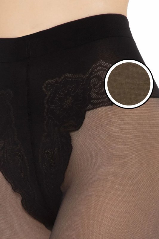 Gatta Rajstopy Monica microfibre 20den moka