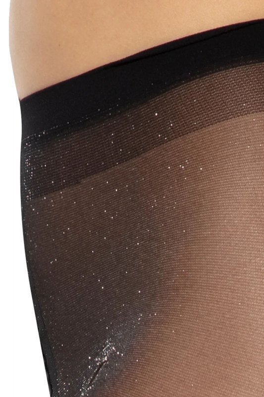 Gatta Rajstopy Nais lurex nero/silver