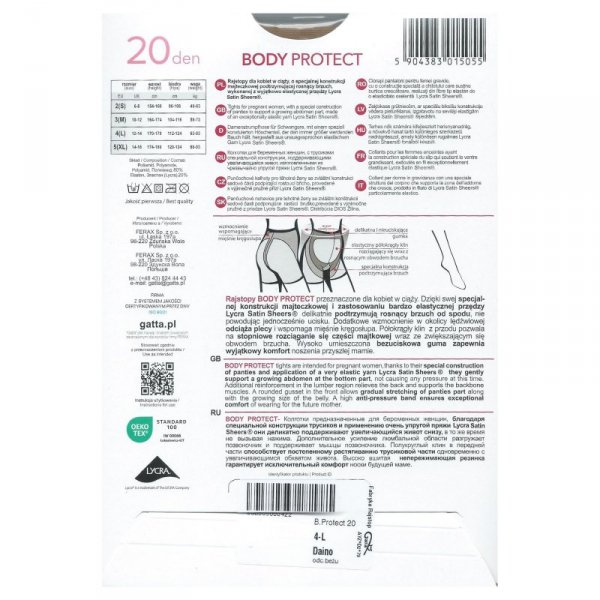 Gatta Rajstopy body protect 20 den daino