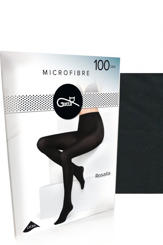 Gatta Rajstopy Rosalia microfibre 100 den nero plus