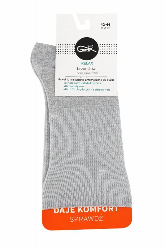 Gatta Skarpety bezuciskowe Relax W 000 ash
