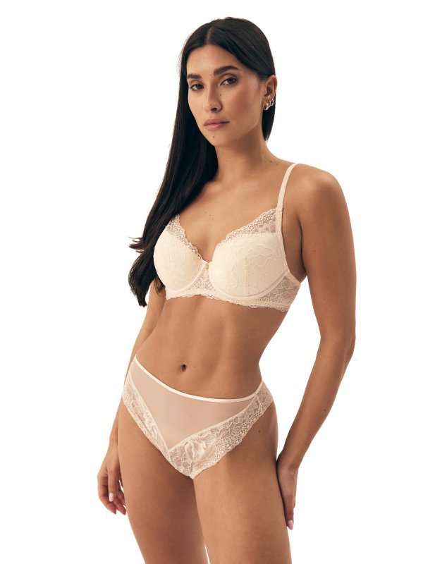 Esotiq-Henderson Biustonosz push-up Noche 42582 peach