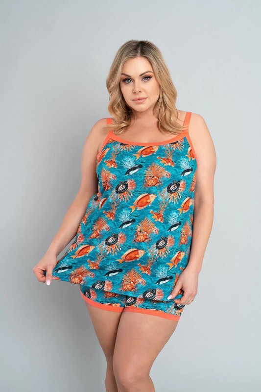 Italian Fashion Piżama Oceania druk