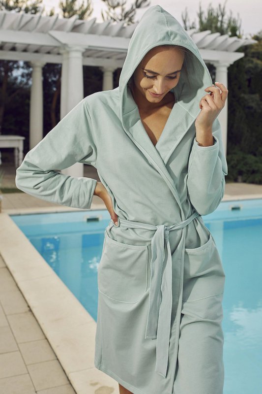 Italian Fashion Szlafrok Karina miętowy