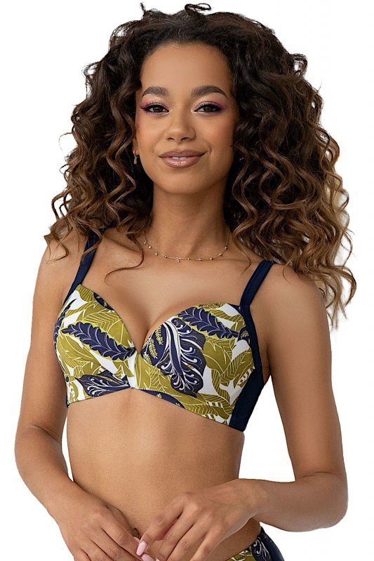 Kris line Biustonosz kąpielowy Paros brassiere granatowy