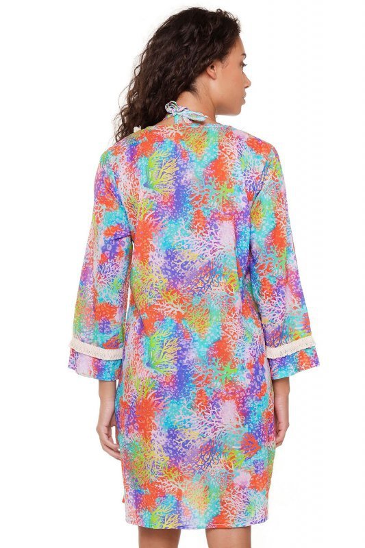 LingaDore Kimono 7207P-1 coral leopard print