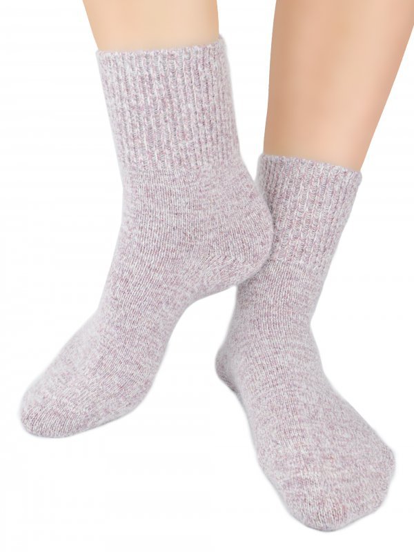 Noviti Skarpety SB 134 W 03 melanż bordo