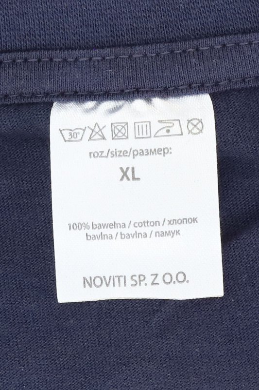 Noviti Koszulka t-shirt TT 002 M 01 biała