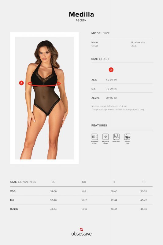 Obsessive Body Medilla czarne