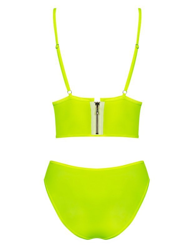 Obsessive Top i figi Neonia żółty