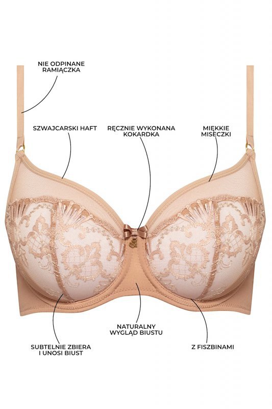 Samanta Biustonosz Perla A143 cappucino