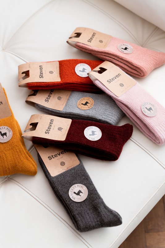 Steven Skarpety wełniane alpaka 044 rude