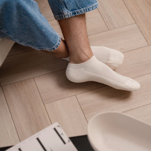 Steven Skarpety 100% bawełna 198 ecru