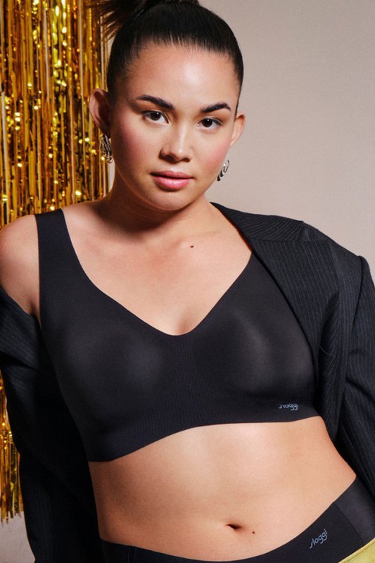 Sloggi Biustonosz Bralette Zero Feel EX czarny