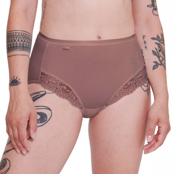 Sloggi Figi Romance maxi brązowe