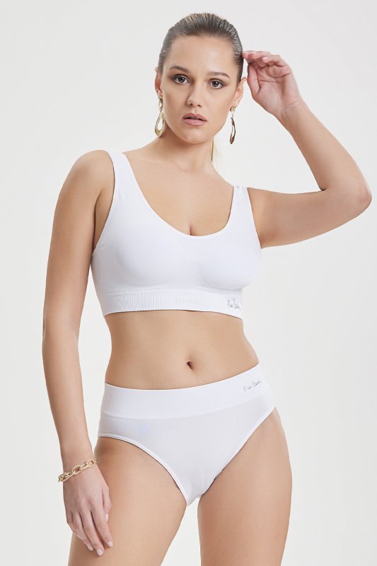 Pierre Cardin 4012 Bezszwowe Brazyliany, bianco-biel