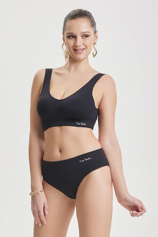 Pierre Cardin 4012 Bezszwowe Brazyliany, nero-czerń