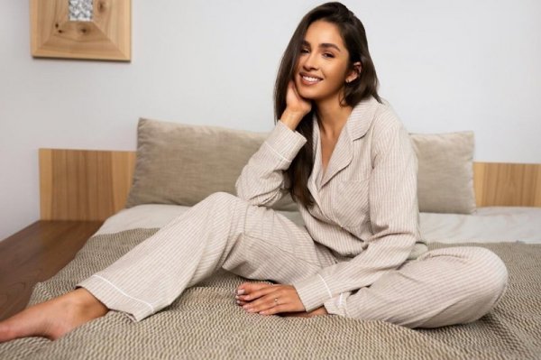 Piżama Sensis Lupita dł/r S-XL rozpinana