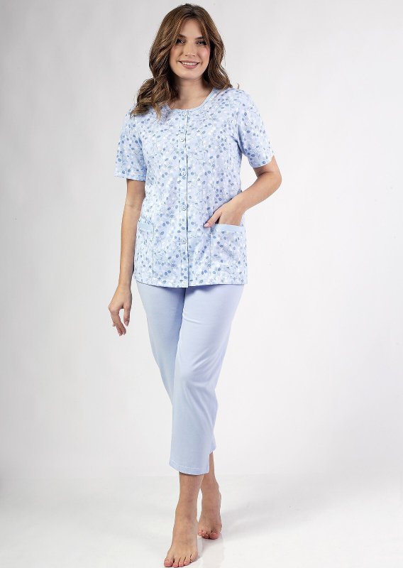 Piżama Regina 694 kr/r 2XL-3XL W25 damska rozpinana