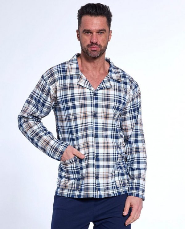 Piżama Cornette 114/77 dł/r 3XL-5XL rozpinana