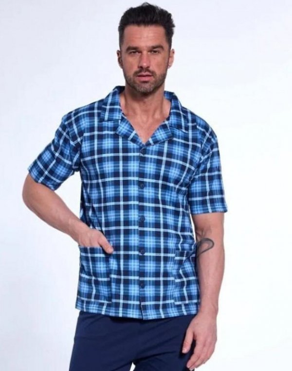 Piżama Cornette 318/53 kr/r 3XL-5XL męska rozpinana