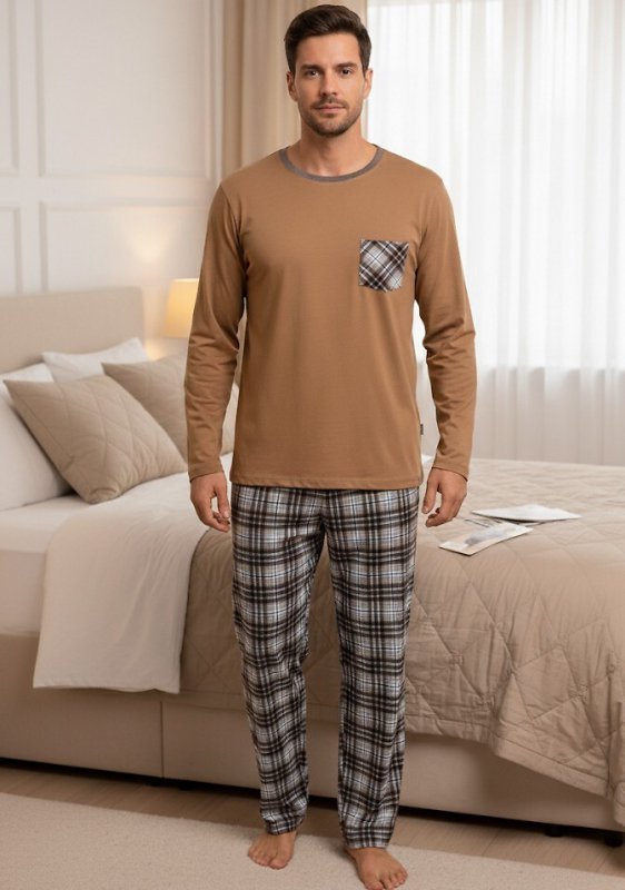 Piżama Regina 488 dł/r M-XL Z25/26 męska