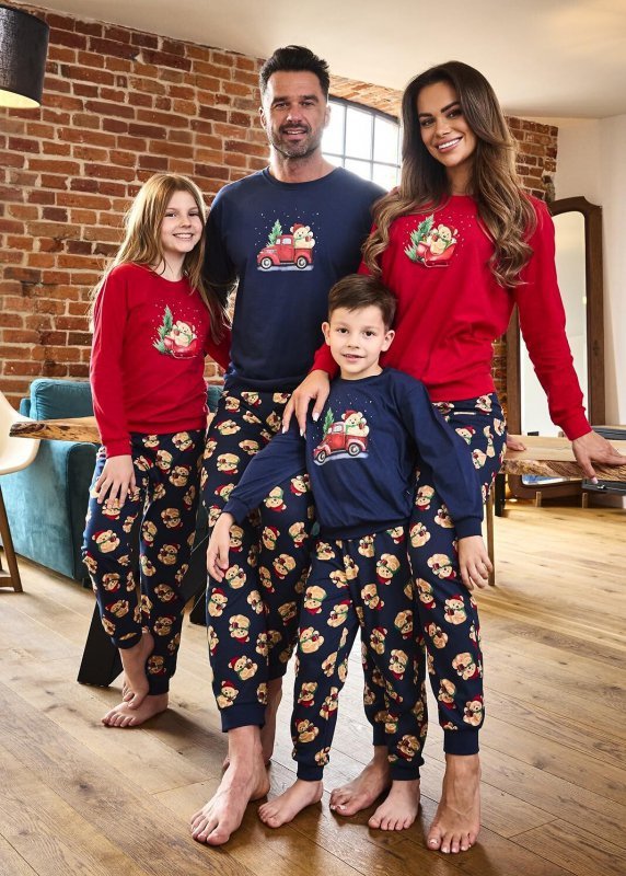 Piżama Cornette 115/290 Teddy 2 dł/r Christmas S-2XL męska
