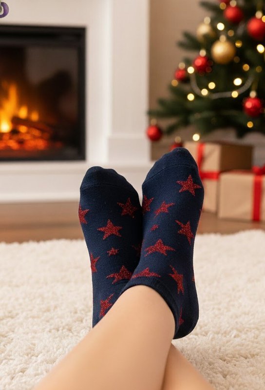 Skarpetki Fiore Z 9101 Christmas Chill 40 den