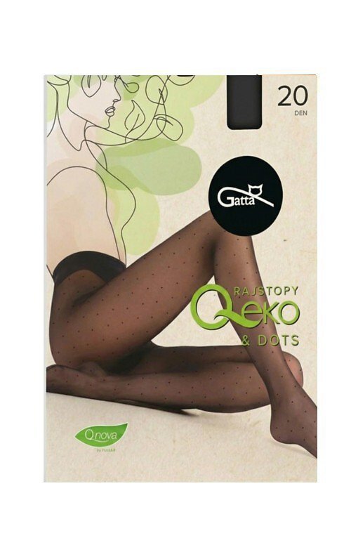 Rajstopy Gatta Q-Eko&Dots 20 den 5-XL