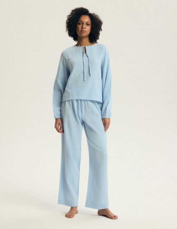 Piżama Henderson Ladies 45313 Eleni dł/r S-3XL Muślin