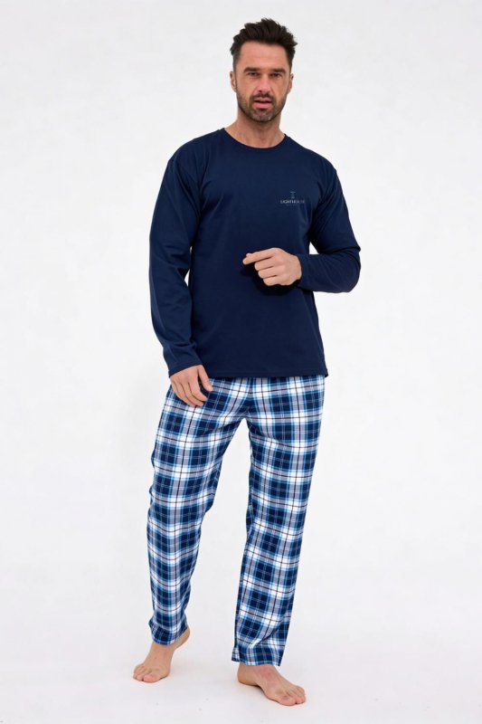 Piżama Cornette 124/220 Bell Rock 3 dł/r M-2XL