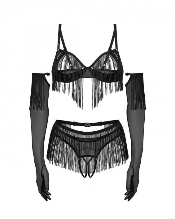 Komplet Obsessive Rossay S-3XL